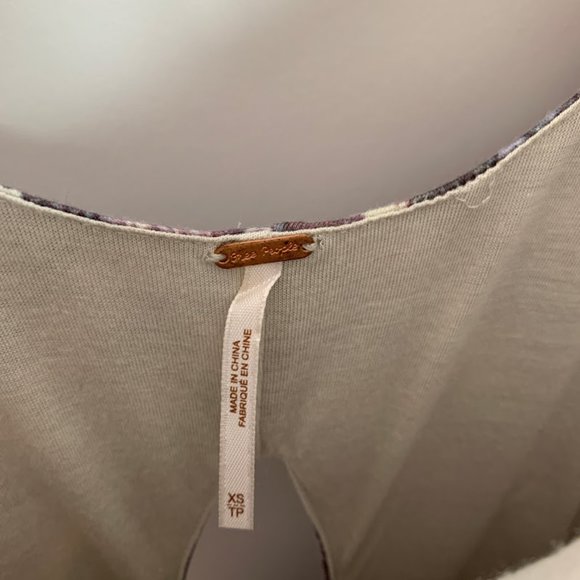 Free People Size XS Jasmine Ruched Cutout Scoop Neck Bodycon Mini Boho Dress - Picture 7 of 8